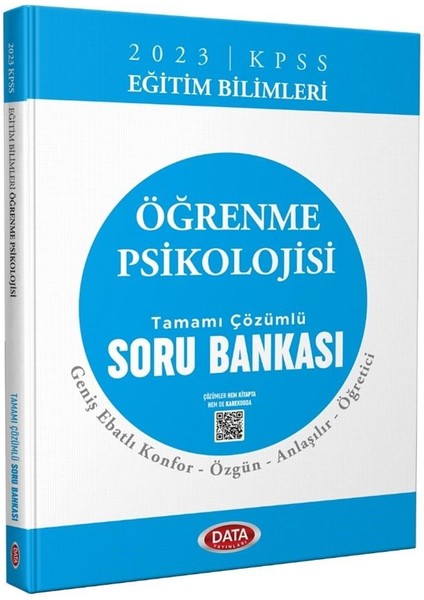 2023 KPSS Eğitim Bilimleri Öğrenme Psikolojisi Tamamı Çözümlü Soru Bankası