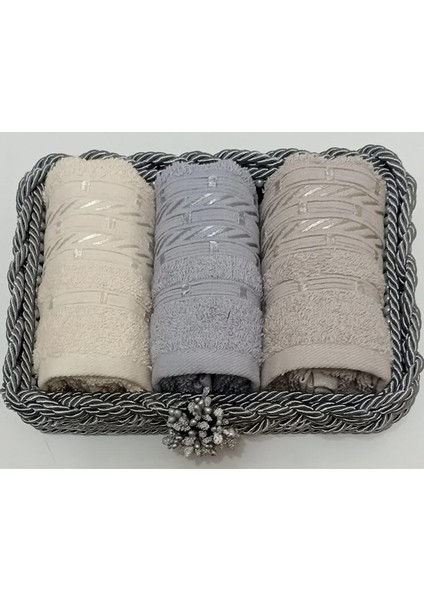 Fnt Örgü Havlulu Sepet Hediyelik Çeyizlik
