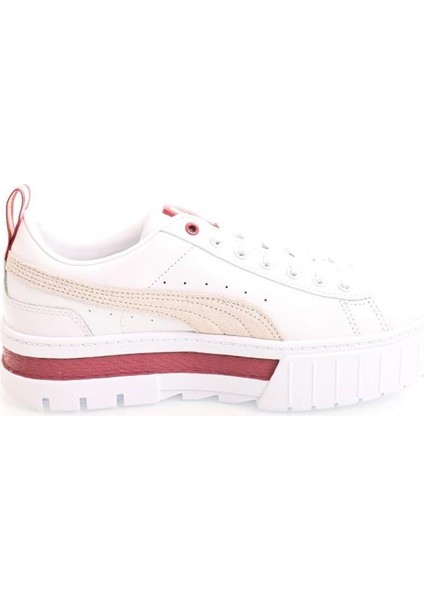 Mayze Lth Wn S Sneaker Kadın Günlük Spor Ayakkabı Beyaz-Kırmızı 38198327 fırsatları