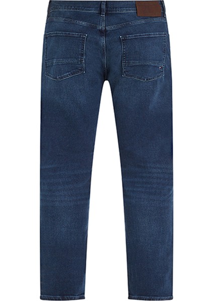 Tommy Hilfiger Normal Bel Normal Paça Straight Mavi Erkek Denim Pantolon MW0MW267811BS