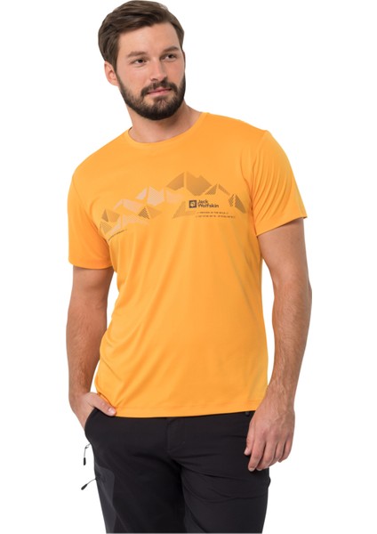 Peak Graphıc T M Turuncu Erkek T-Shirt 1807183-3087