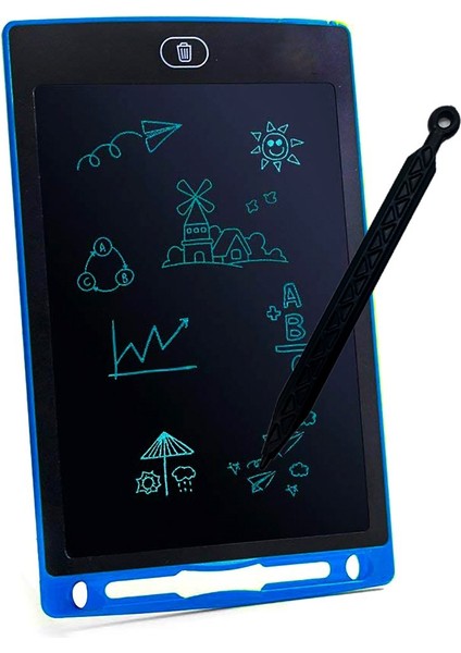 Writing Tablet LCD 8.5 Inç Uyumlu Dijital Kalemli Çizim Yazı Tahtası Grafik Not Yazma