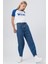 Baskılı Reglan Kol Crop T-Shırt 4