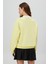 Yaka Triko Bant Baskılı Sweatshirt 2