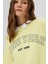 Yaka Triko Bant Baskılı Sweatshirt 3
