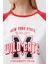 Baskılı Reglan Kol Crop T-Shırt 3