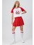 Baskılı Reglan Kol Crop T-Shırt 4