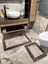 2'li Leoar Desen Banyo Paspası - Kahverengi Ebat (60X100 - 60X50) 1