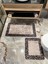 2'li Leoar Desen Banyo Paspası - Kahverengi Ebat (60X100 - 60X50) 2
