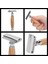 Shave Q5 Manuel Tıraş Makinesi + F10 Fırça + Kase + 5 Adet Platinum Yaprak Jilet 3