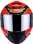 Storm Foggy Mat Siyah-Kırmızı Kask Gri Cam 3