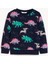 Dinozor Desenli Yuvarlak Yaka Sweatshirt 1