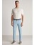 Slim Fit 5 Cep Gök Mavisi Chino Pantolon 2