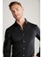 Slim Fit Siyah Spor Gömlek 1