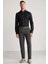 Slim Fit Siyah Spor Gömlek 2