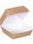 Hamburger Kutusu Natural 12x12x8 cm 100 adet 2