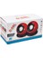D-08L 1 + 1 USB Mini Oval Hoparlor ( 3W+3W*4 Ohm) Magıcvoıce 3
