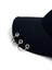 Naz Ipek Siyah 3 Halka Piercingli Şapka Cırtcırtlı Ayarlanabilir Yazlık Kpop Bandana Unisex 5