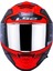 Storm Faster Mat Kırmızı-Tıtanıum Kask Gri Cam 4