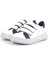 Hakiki Deri Beyaz Cırtlı Çocuk Günlük Spor Okul Ayakkabı 3