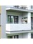 4 Metre x 65 Cm Beyaz Renk Balkon Demiri Branda Balkon Koruyucu 1