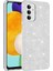 Samsung Galaxy A04S Kılıf Simli Parlak Shining Silikon 1