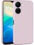 Vivo Y16 Kılıf Ince Mat Silikon 1