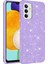 Samsung Galaxy A13 Kılıf Simli Parlak Shining Silikon 1