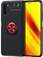 Xiaomi Redmi 9t Kılıf Yüzüklü Manyetik Ravel Silikon 1