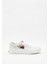 023M100380 Orlando White/tekstil Deri Erkek Sneaker 1