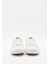 023M100380 Orlando White/tekstil Deri Erkek Sneaker 4