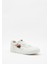 023M100380 Orlando White/tekstil Deri Erkek Sneaker 5