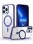 Apple iPhone 13 Pro Kılıf Zebana First Class Standlı Silikon Kılıf (Kablosuz Şarj Destekli) Lacivert 1