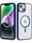 Apple iPhone 14 Kılıf Silikon Kenarlı Renkli Magsafeli Sert Ege Kapak 1