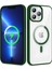 Apple iPhone 13 Kılıf Silikon Kenarlı Renkli Magsafeli Sert Ege Kapak 1