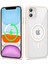 Apple iPhone 11 Kılıf Silikon Kenarlı Renkli Magsafeli Sert Ege Kapak 1