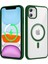 Apple iPhone 11 Kılıf Silikon Kenarlı Renkli Magsafeli Sert Ege Kapak 1