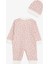 Kız Bebek Tulum Puantiye Desenli 0-3 Ay-6 Ay, Pembe 2