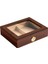 Kahverengi Camlı Humidor Puro Kutusu RC06KHV 1