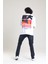Beyaz Baskılı Oversize T-Shirt 2