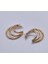 Gold Renk 3 İnce Halka Küpe 3