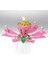 Mum Sesli Lüx Doğum Günü Mumu Happy Birthday Fon Müzik Sesi Pembe Renk 1