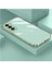 Samsung Galaxy S23 Plus Uyumlu Kılıf Kamera Korumalı Parlak Gold Kenarlı Yumuşak Silikon Kapak Bark Açık Yeşil 1