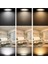20W Siyah Kasa Yuvarlak Sıva Altı LED Panel 6500K Beyaz 4