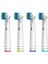 4 Adet Oral B Uyumlu Şarjlı Diş Fırçaları Uyumlu Muadil Yedek Başlık Ağız Bakım Yedek Fırça Başlığı 1