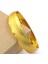 Altın Kaplama Düz Çizgili 1.5 cm Bilezik BLZ-3057 2