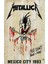 Metallica Duvar Tablosu Retro Ahşap Poster 1