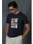 Blake Modern Grafik T-Shirt Antrasit 4