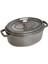 La Cocotte Döküm Tencere Oval 3,2 L Gri 1
