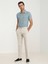 Bej Dokuma Slim Fit Casual Pamuk Karışımlı Pantolon 2